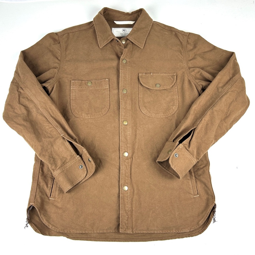 Rogue Territory Brown Lightweight Shirt Jacket